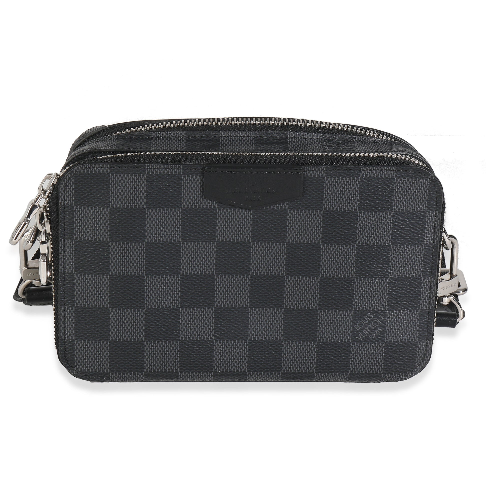 Louis Vuitton Damier Graphite Alpha Wearable Canvas Wallet Case