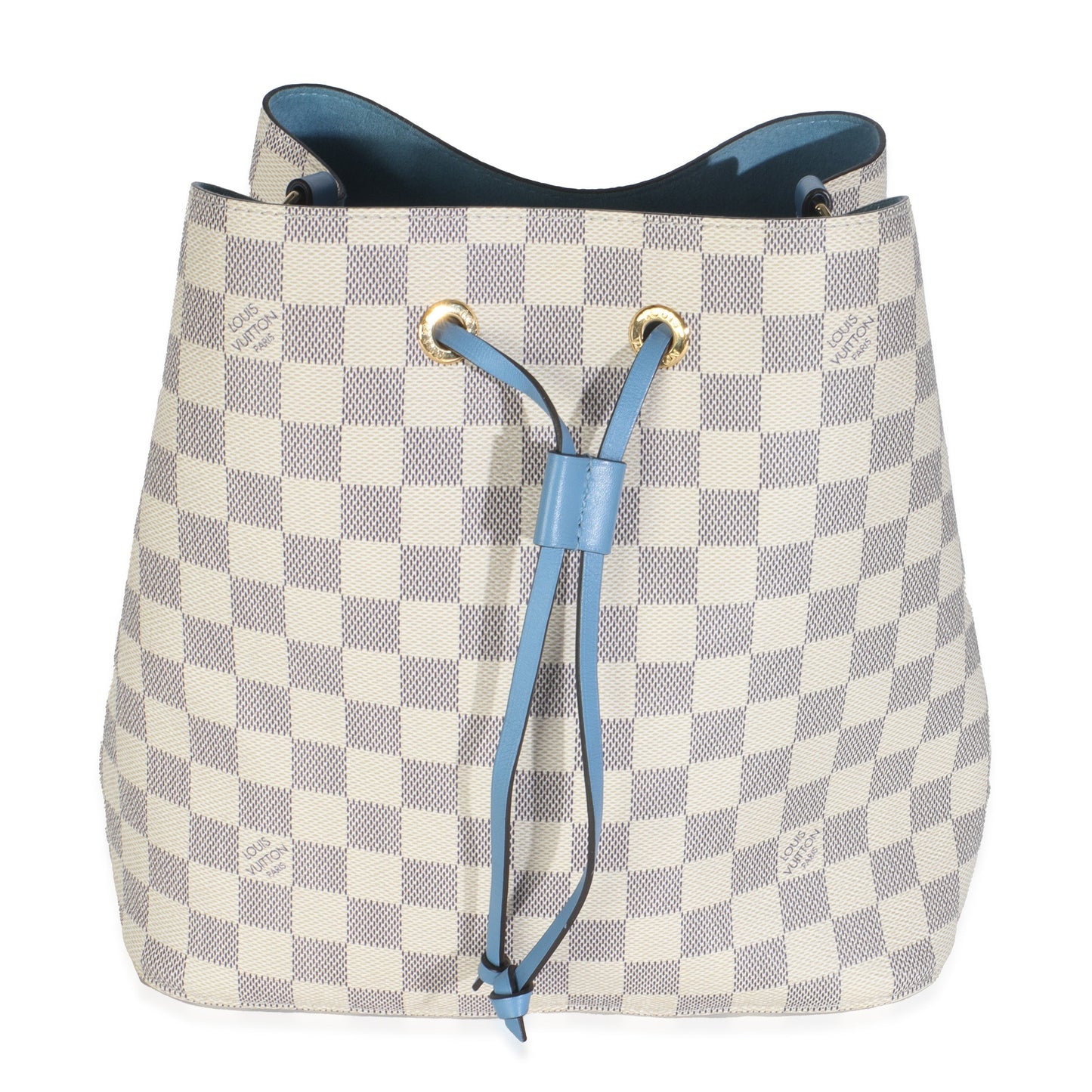 Louis Vuitton Bleuet Damier Azur Neonoe MM Canvas Handbag