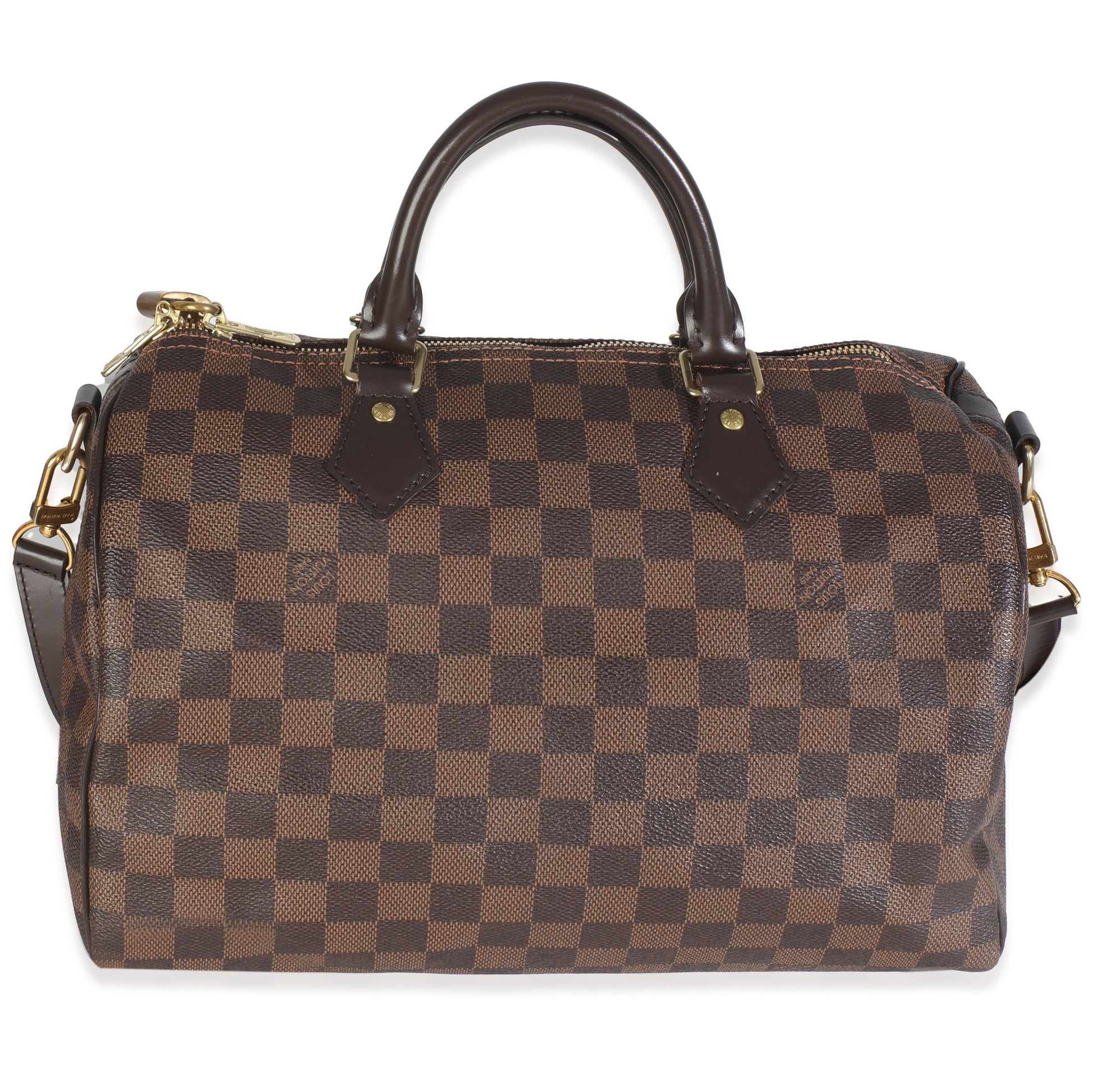 Louis Vuitton Damier Ebene Speedy Bandouliere 30 Canvas Handbag Bandouliere 30