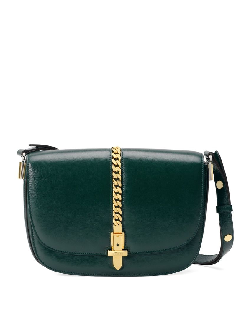 Gucci - small Sylvie 1969 shoulder bag - women - Leather - One Size - Green