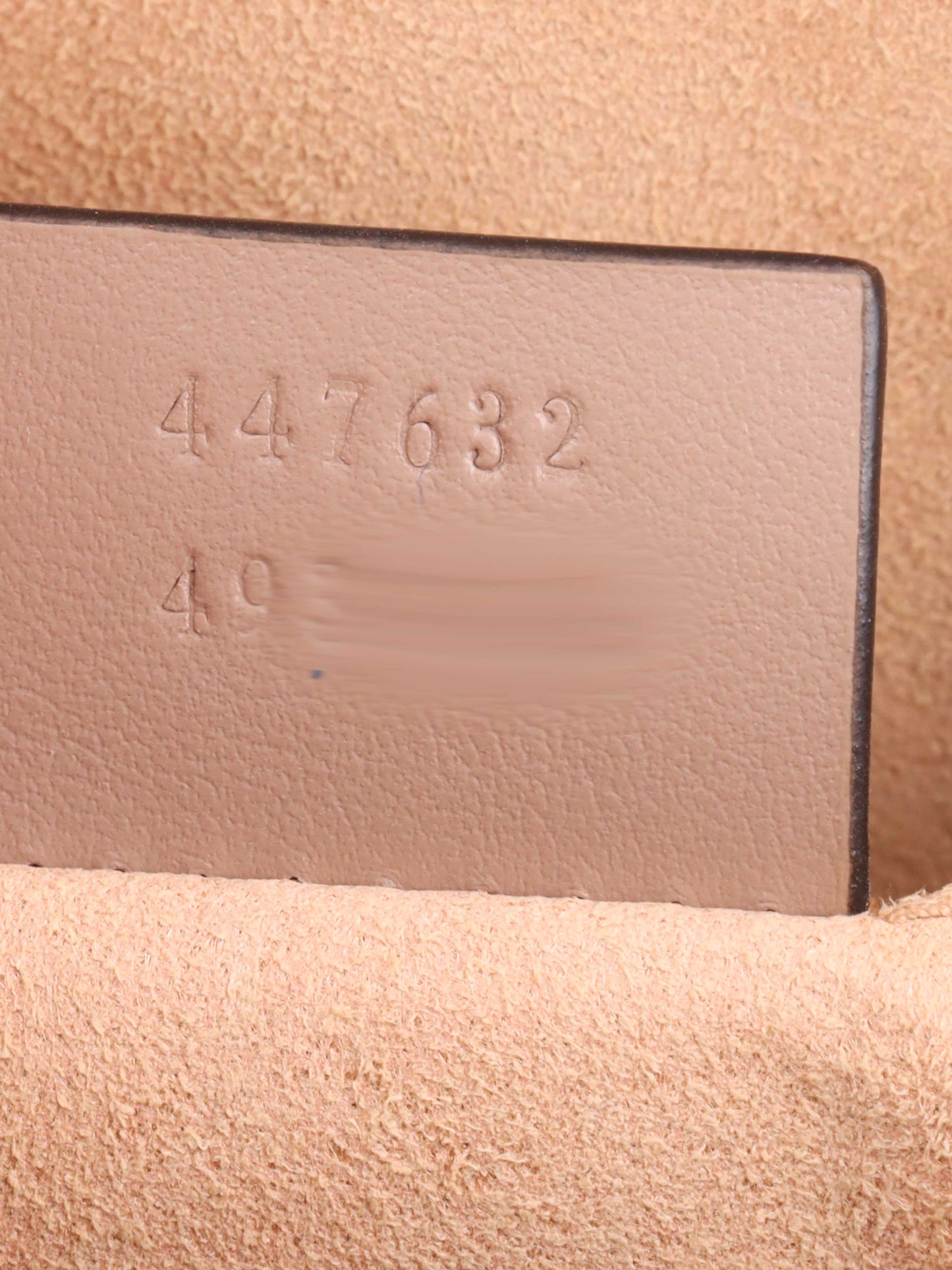 Gucci Small Beige Marmont Shoulder Bag.