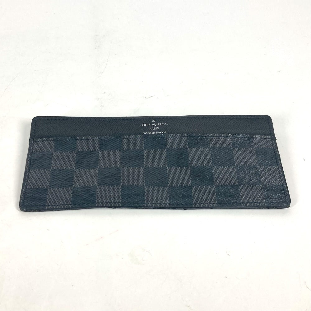 Louis Vuitton N63084 Damier Grafitto Damier Grafitte Canvas Black Wallet Case