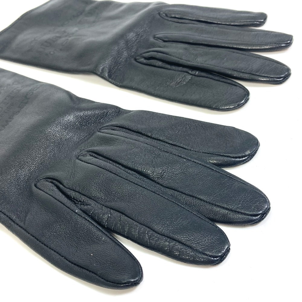Louis Vuitton gloves M75555 Leather Black Logo Handbag
