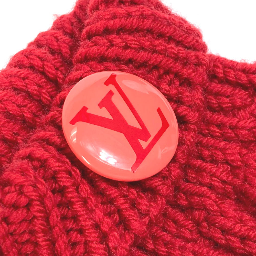 Louis Vuitton gloves Can Badge Morphle Constance Wool Red Apparel