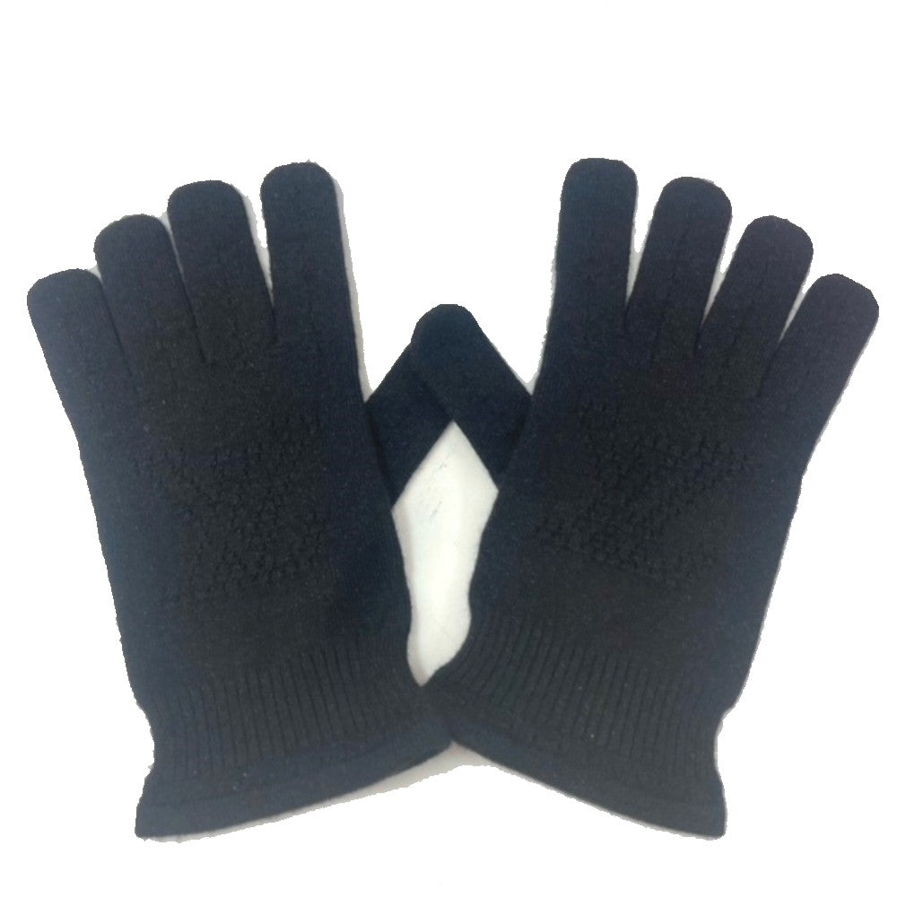 Louis Vuitton gloves Cashmere Silk Polyurethane Perforated Nylon Black Logo Handbag