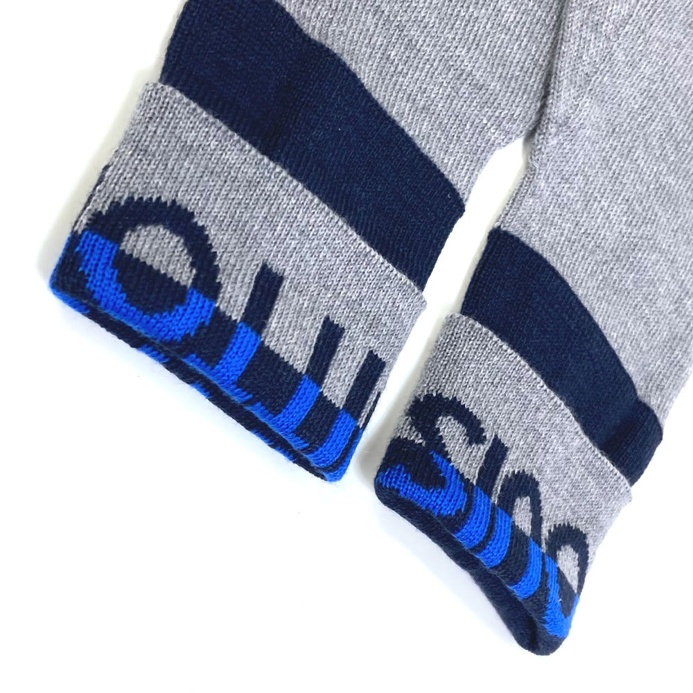 Louis Vuitton Glove M71247 Gon Horizon Wool Gray Apparel
