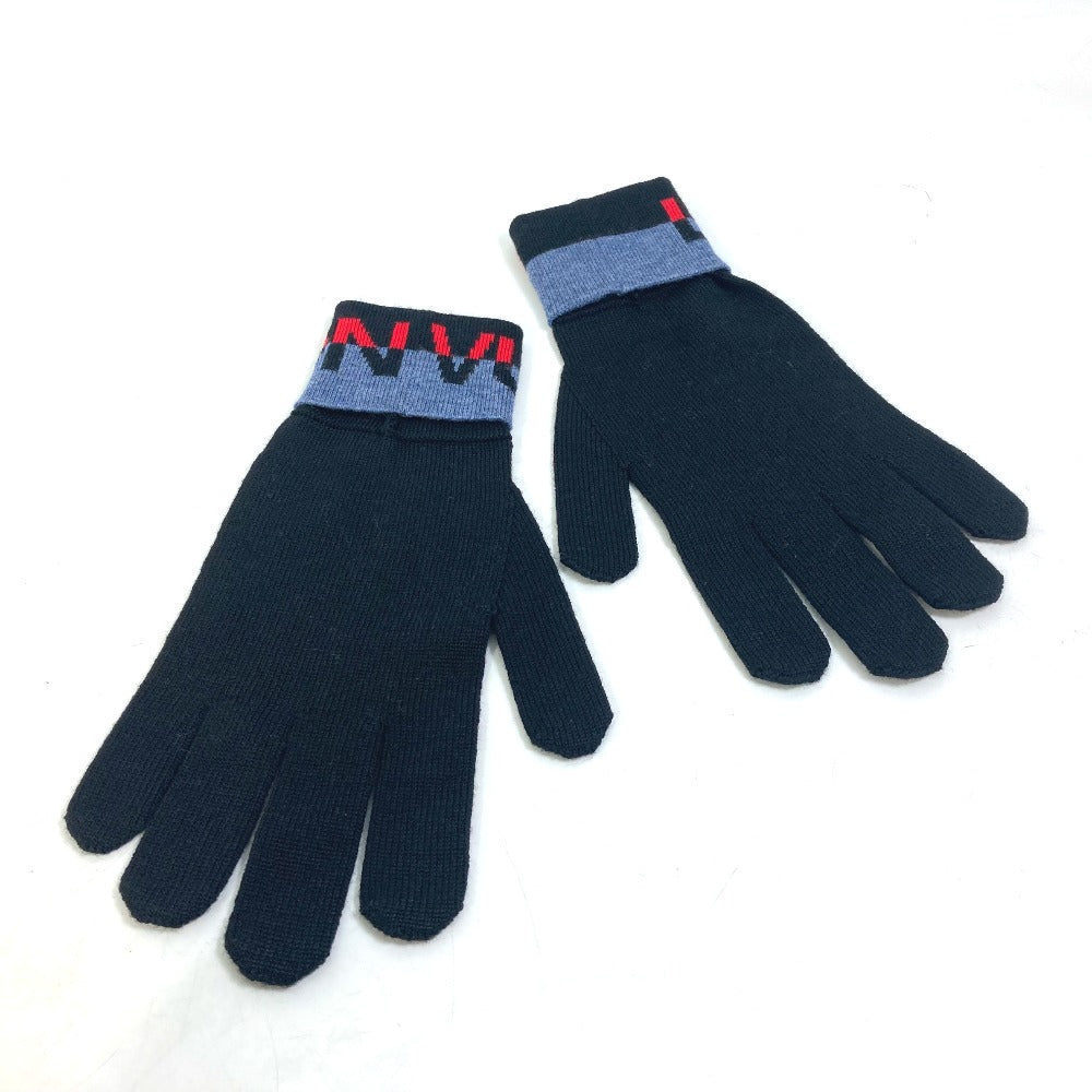 Louis Vuitton Glove M71248 Gon Horizon Wool Black Apparel