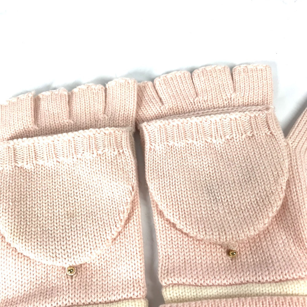 Louis Vuitton Glove M70767 By color Gon Monogram Wool Pink Apparel