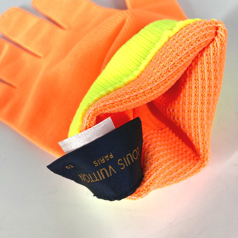 Louis Vuitton gloves Polyurethane Gon RGB Nylon Orange Handbag