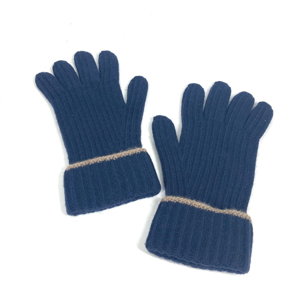 Louis Vuitton gloves cashmere patch Navy Logo Handbag