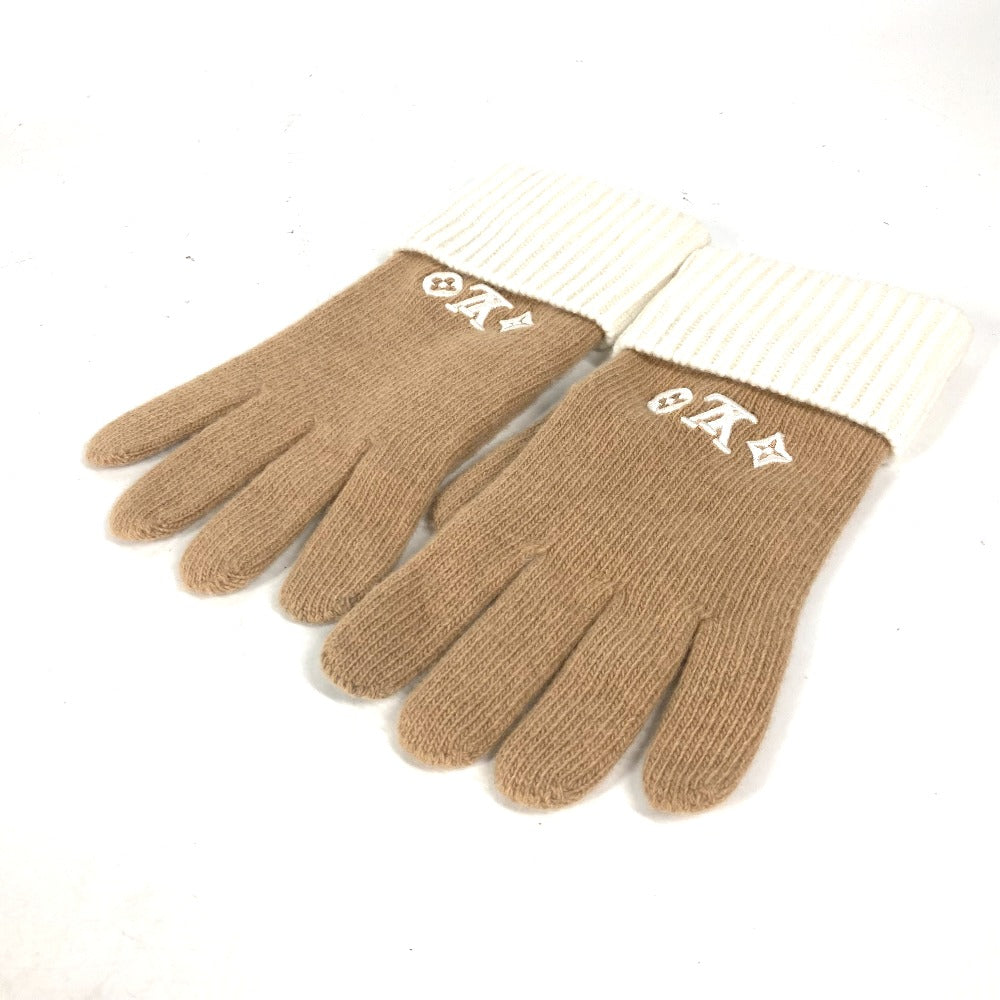 Louis Vuitton gloves M77930 By color Globe Wool Beige Apparel