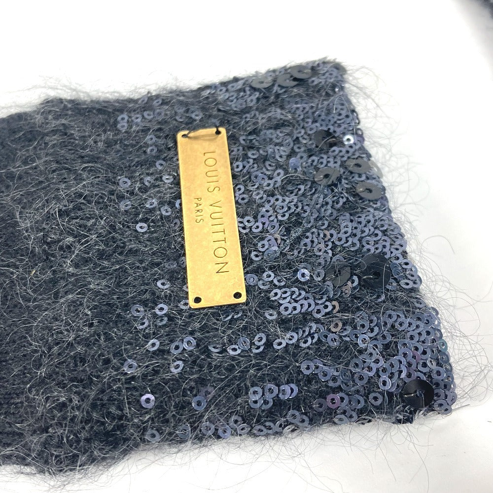 Louis Vuitton gloves Mohair Wool Gray Logo Handbag
