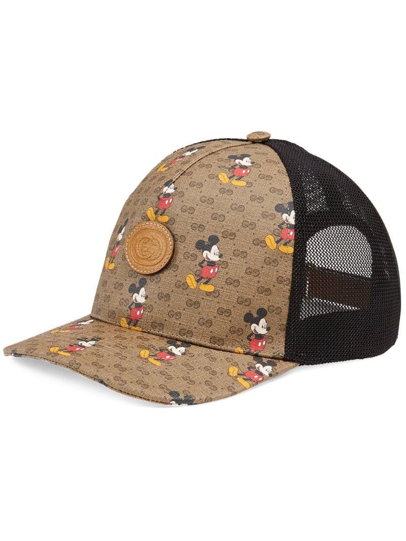 Gucci - x Disney GG cap - men - Leather/Polyester/Canvas - XS, S, M, L, XL - NEUTRALS