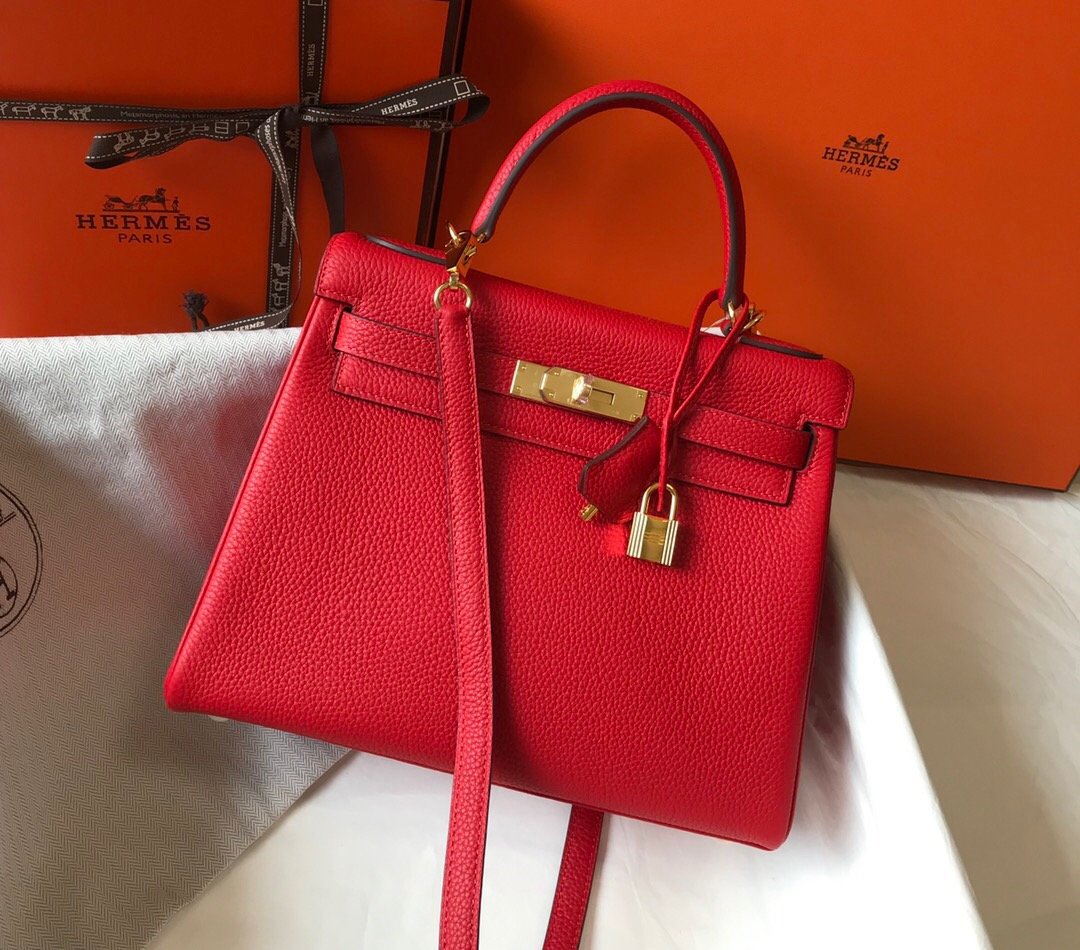 Top Quality Kelly Rouge Cas Ue Togo Shoulder Bag