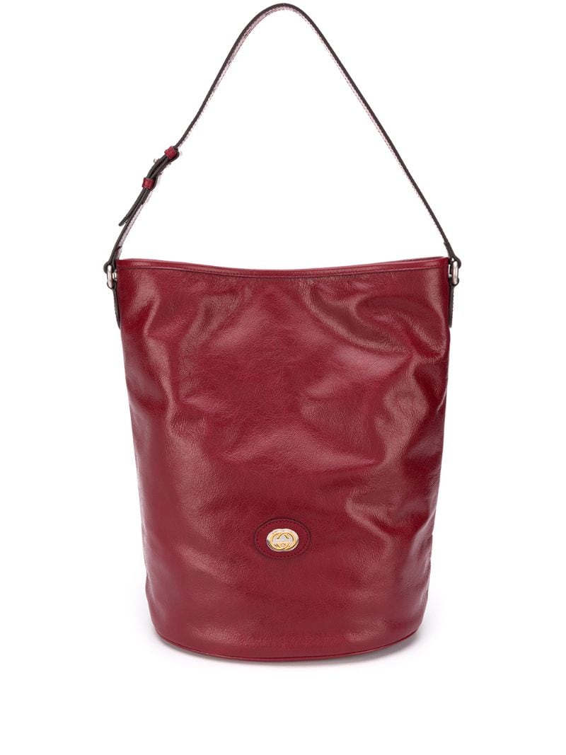 Gucci - calf leather hobo shoulder bag - men - Calf Leather - One Size - Red
