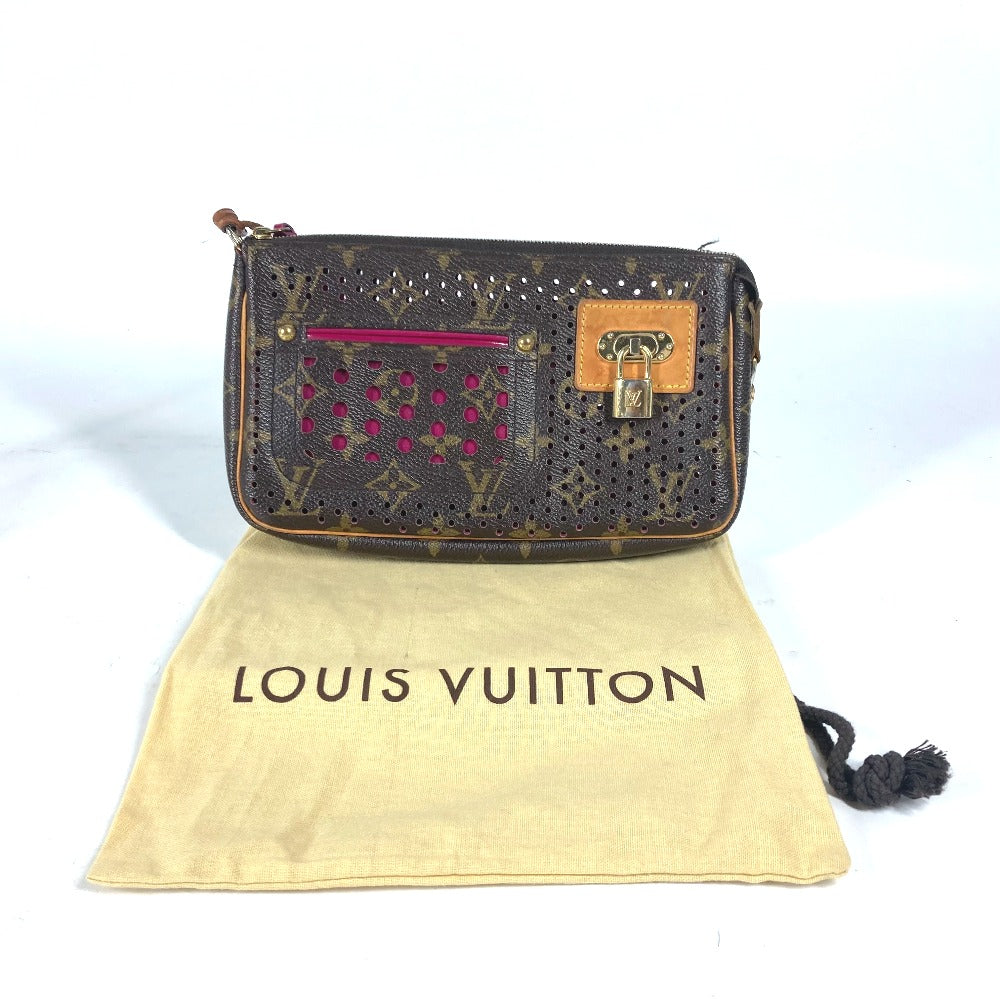 Louis Vuitton M95183 Perfo Pochette Accessories Monogram Canvas Pink Shoulder Bag
