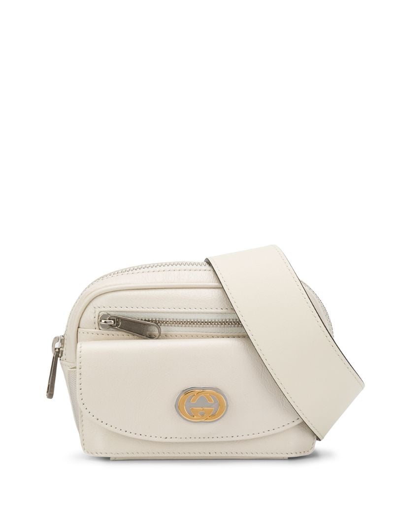 Gucci - logo-embellished belt bag - men - Calf Leather - 85, 90, 95 - White