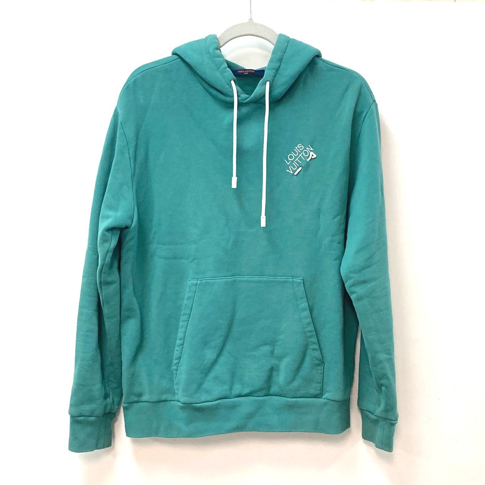 Louis Vuitton Hoodie Signature Hoodie L Cotton Blue Apparel