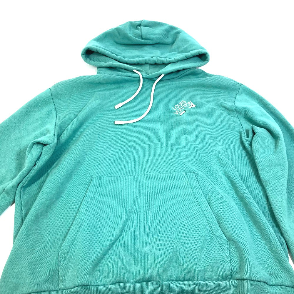 Louis Vuitton Hoodie Signature Hoodie L Cotton Blue Apparel