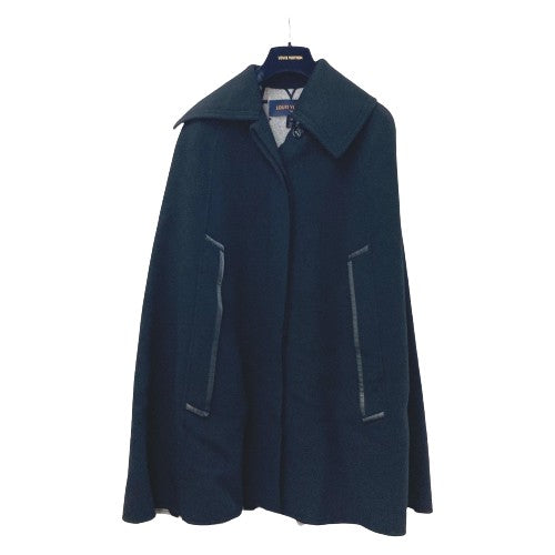 Louis Vuitton poncho FKCO04 Giant cloak coat Monogram Wool Black Apparel