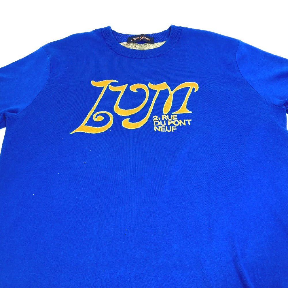 Louis Vuitton Short sleeve T-shirt Model number Cotton Blue Apparel