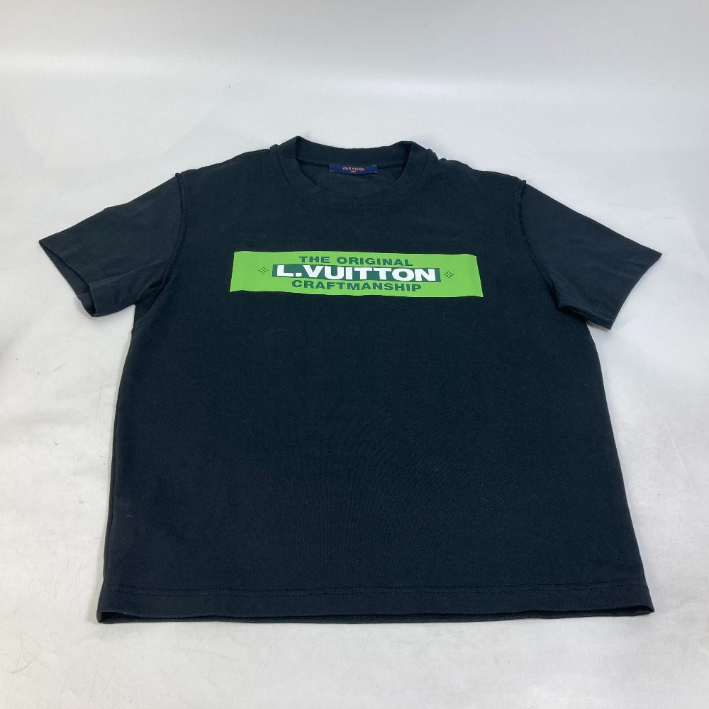 Louis Vuitton Short sleeve T-shirt pattern number Cotton Black Apparel