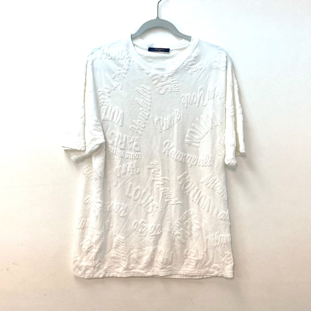 Louis Vuitton Short sleeve T-shirt Model number Cotton White Logo Apparel