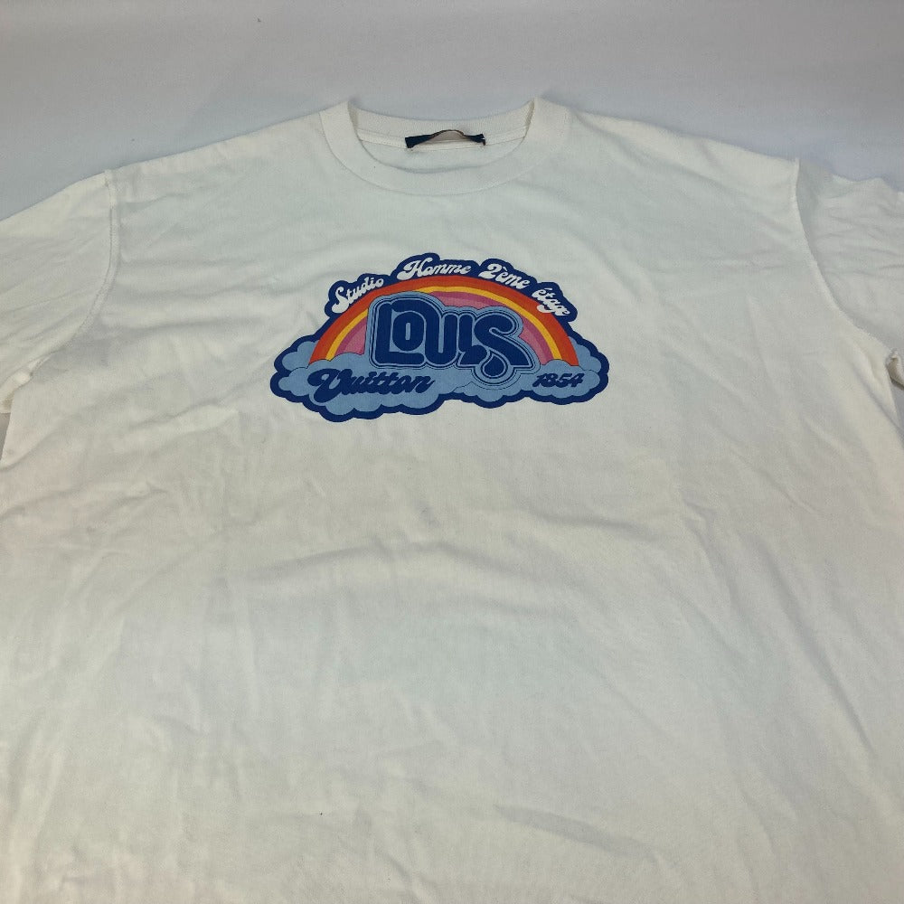Louis Vuitton Short sleeve T-shirt 1AB4UP 23Stainless Cotton White Apparel