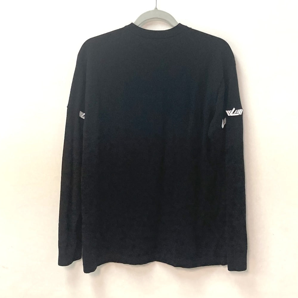 Louis Vuitton knit Polyester patch Vites Sweater Wool Black Logo Apparel