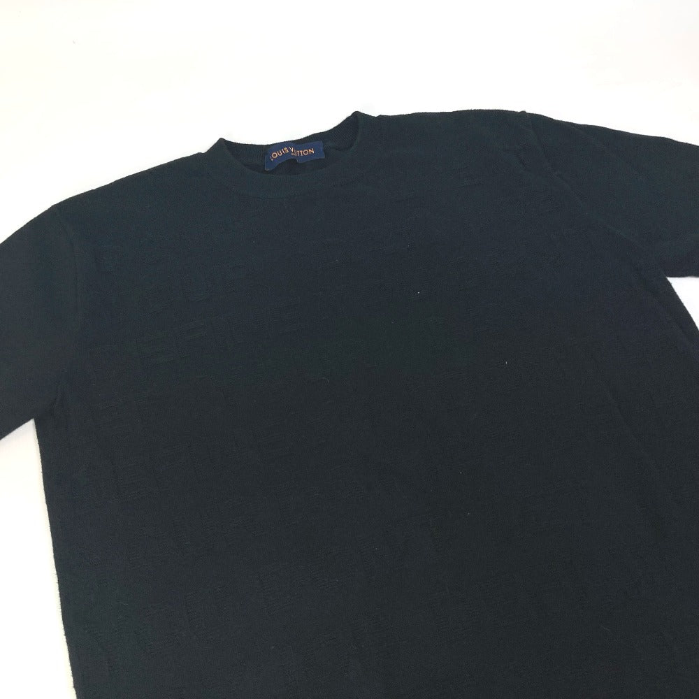 Louis Vuitton Short sleeve T-shirt Silk Virgil Cotton Black Apparel