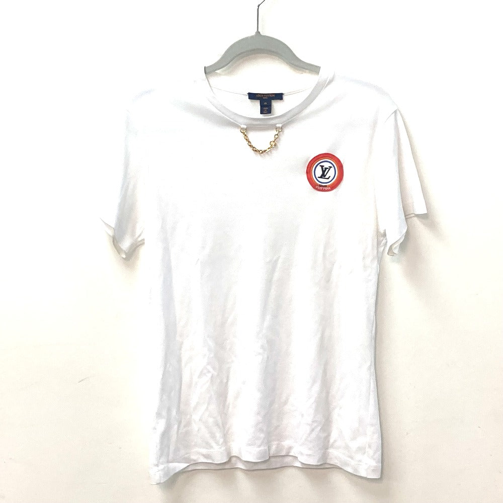 Louis Vuitton Short sleeve T-shirt Wappen rainbow Cotton White Apparel