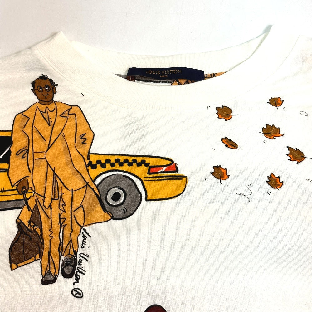 Louis Vuitton Short sleeve T-shirt New Walkers Cotton White Apparel