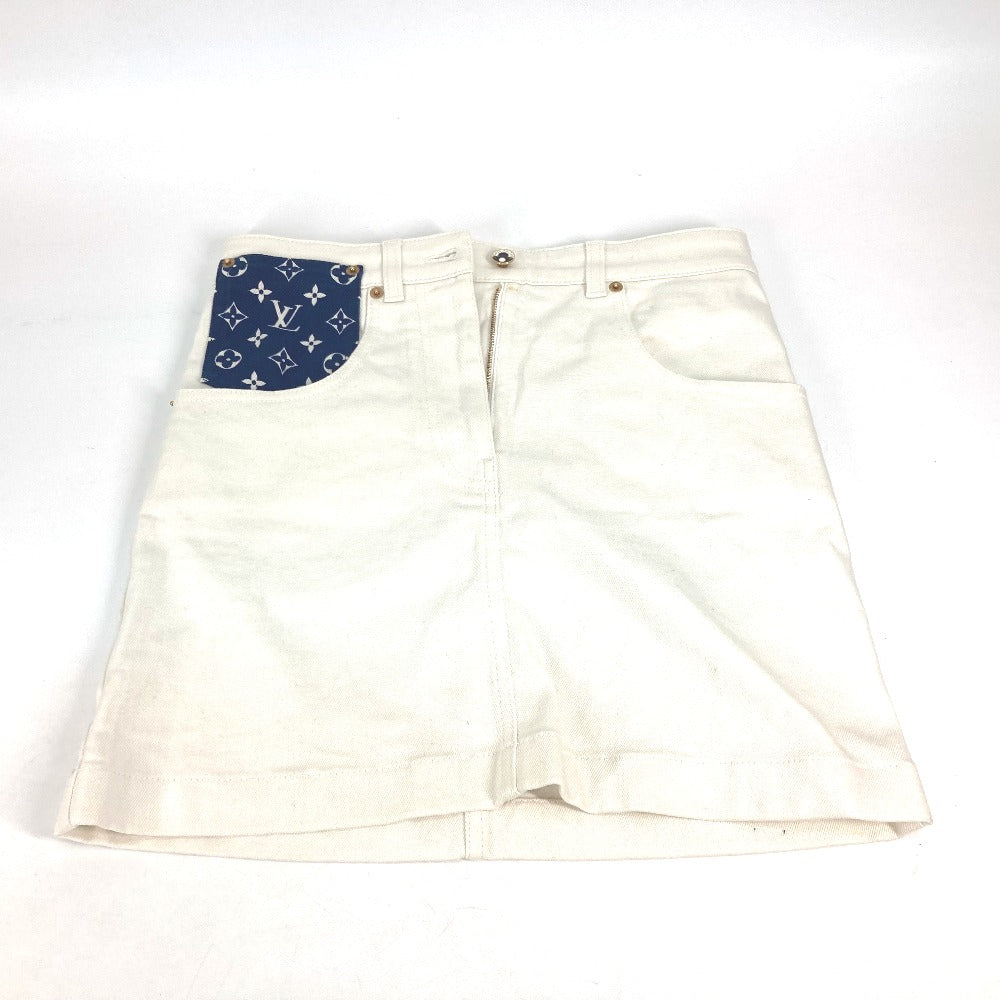 Louis Vuitton Polyurethane Monogrammed pocket 36 Cotton White Apparel