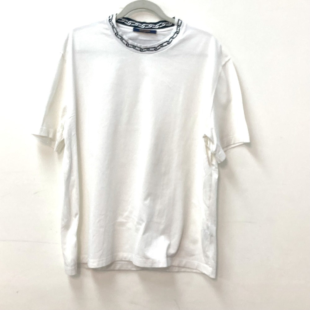Louis Vuitton Short sleeve T-shirt Design XXL Cotton White Chain Apparel