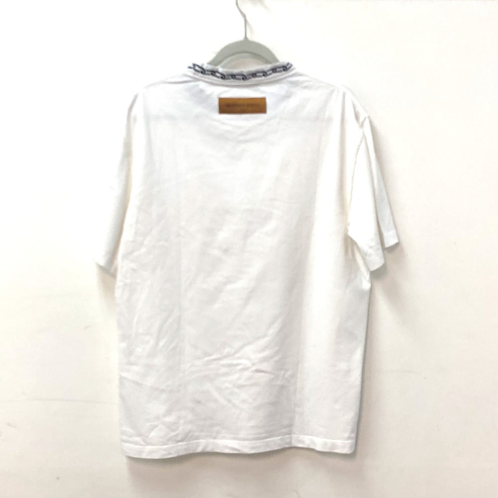 Louis Vuitton Short sleeve T-shirt Design XXL Cotton White Chain Apparel