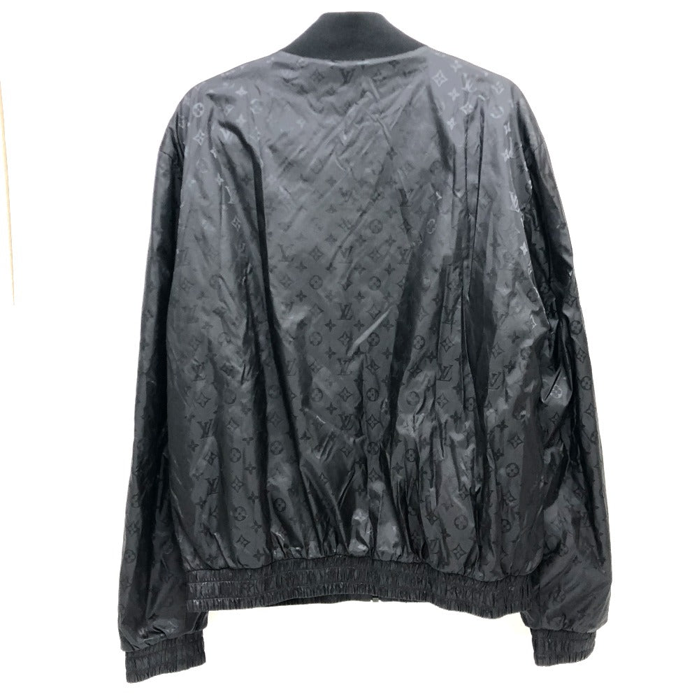 Louis Vuitton jacket RM241Q reversible L Monogram Nylon Cotton Black Apparel