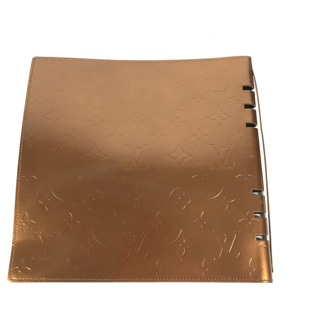 Louis Vuitton Note cover Vernis Book Monogram Brown Handbag