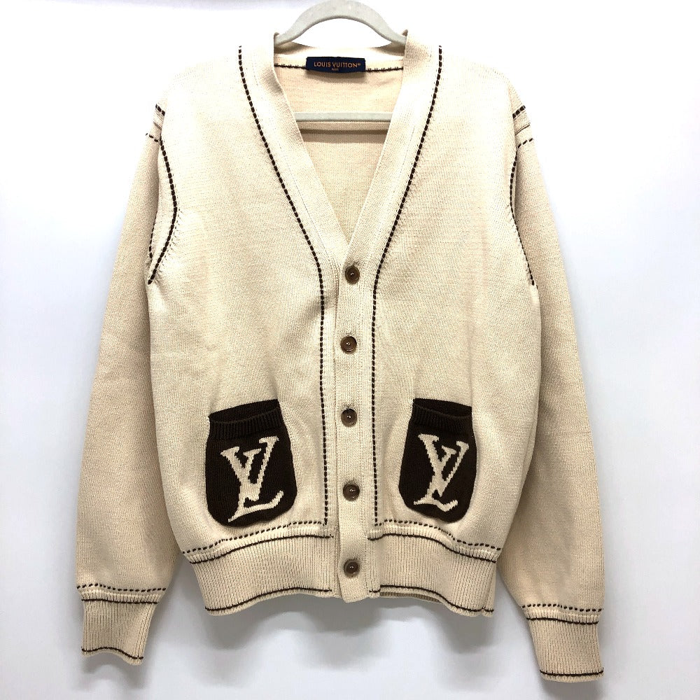 Louis Vuitton cardigan 1AFPXX Signature light ‚k Cotton Beige Logo Handbag