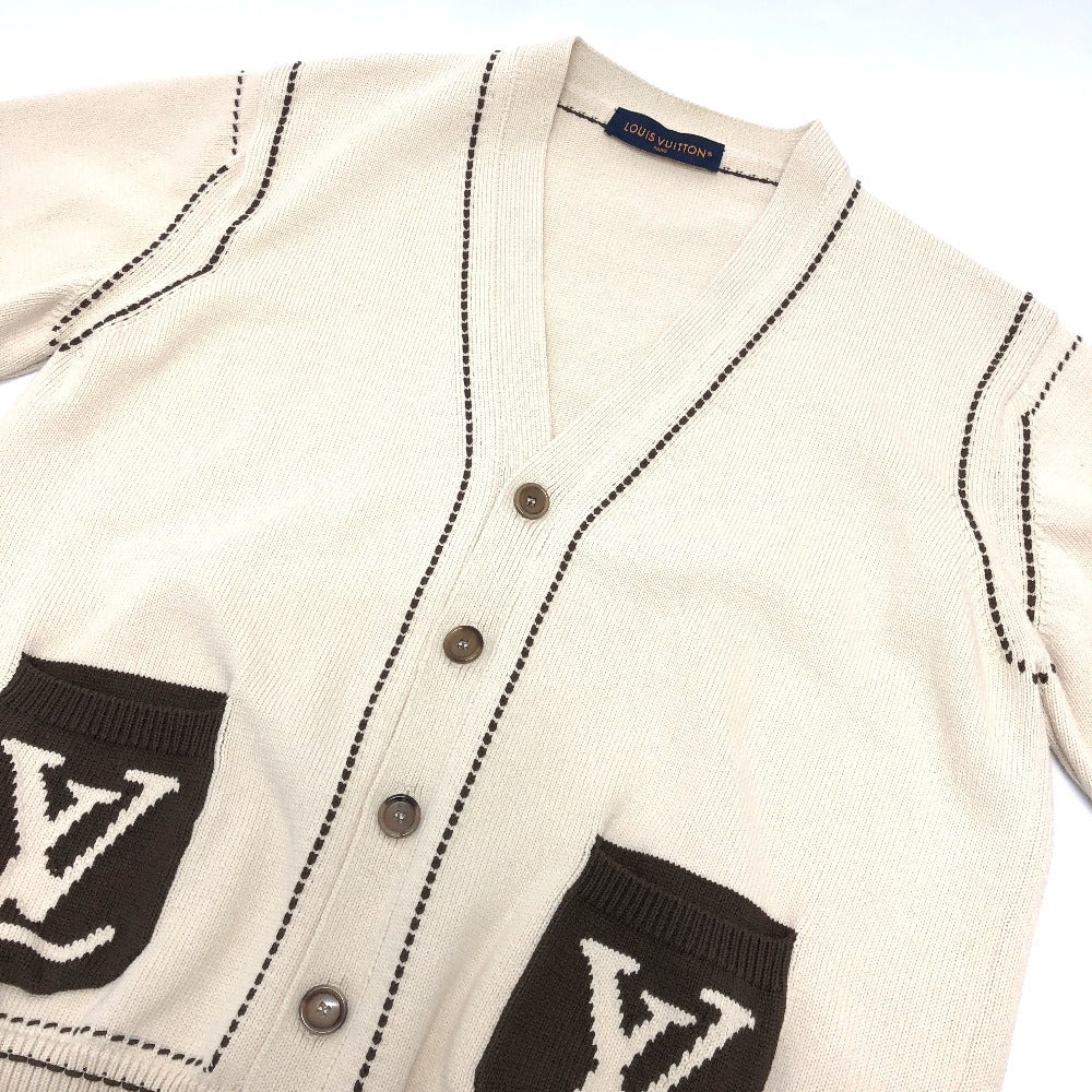 Louis Vuitton cardigan 1AFPXX Signature light ‚k Cotton Beige Logo Handbag