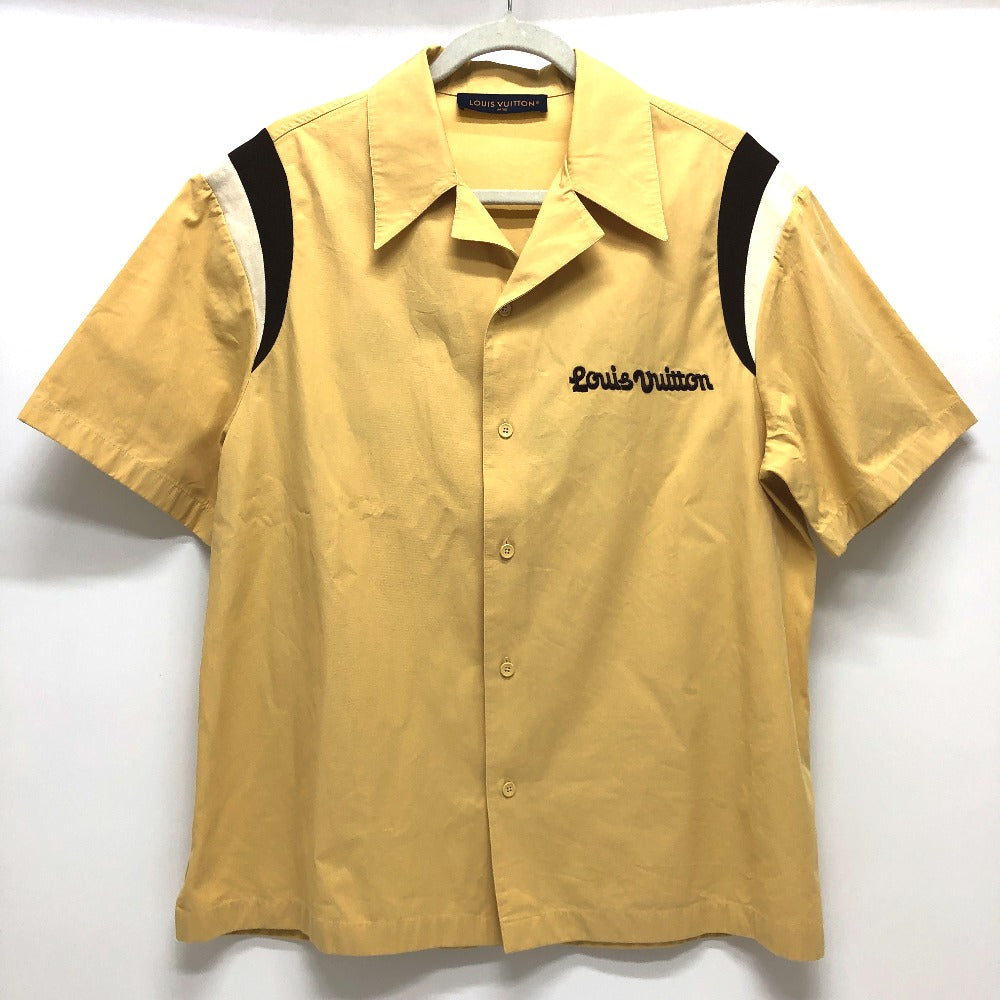 Louis Vuitton Short sleeve shirt 1AFQ16 Embroidered Cotton Beige Apparel