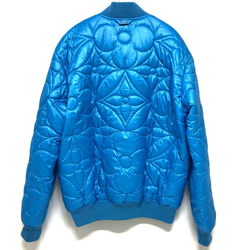 Louis Vuitton Down jacket RM221Q flower 50 Quilted Nylon Blue Apparel