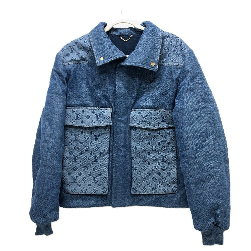 Louis Vuitton Jacket RM231M SU0 HOB11E 23Stainless Monogram Denim Blue Apparel
