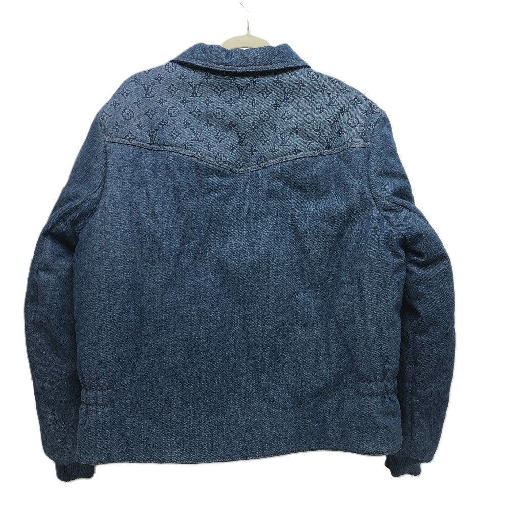 Louis Vuitton Jacket RM231M SU0 HOB11E 23Stainless Monogram Denim Blue Apparel