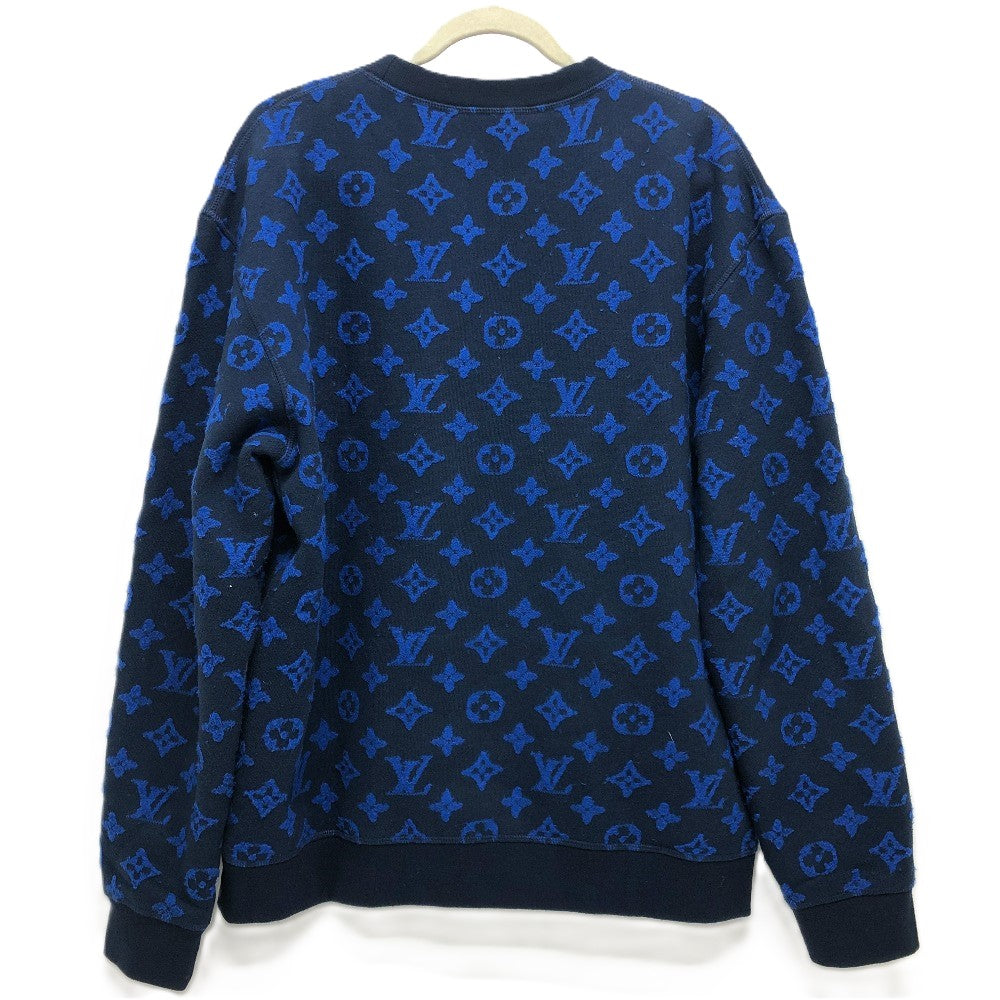 Louis Vuitton sweat RM192M Full jacquard XL Monogram Cotton Blue Apparel