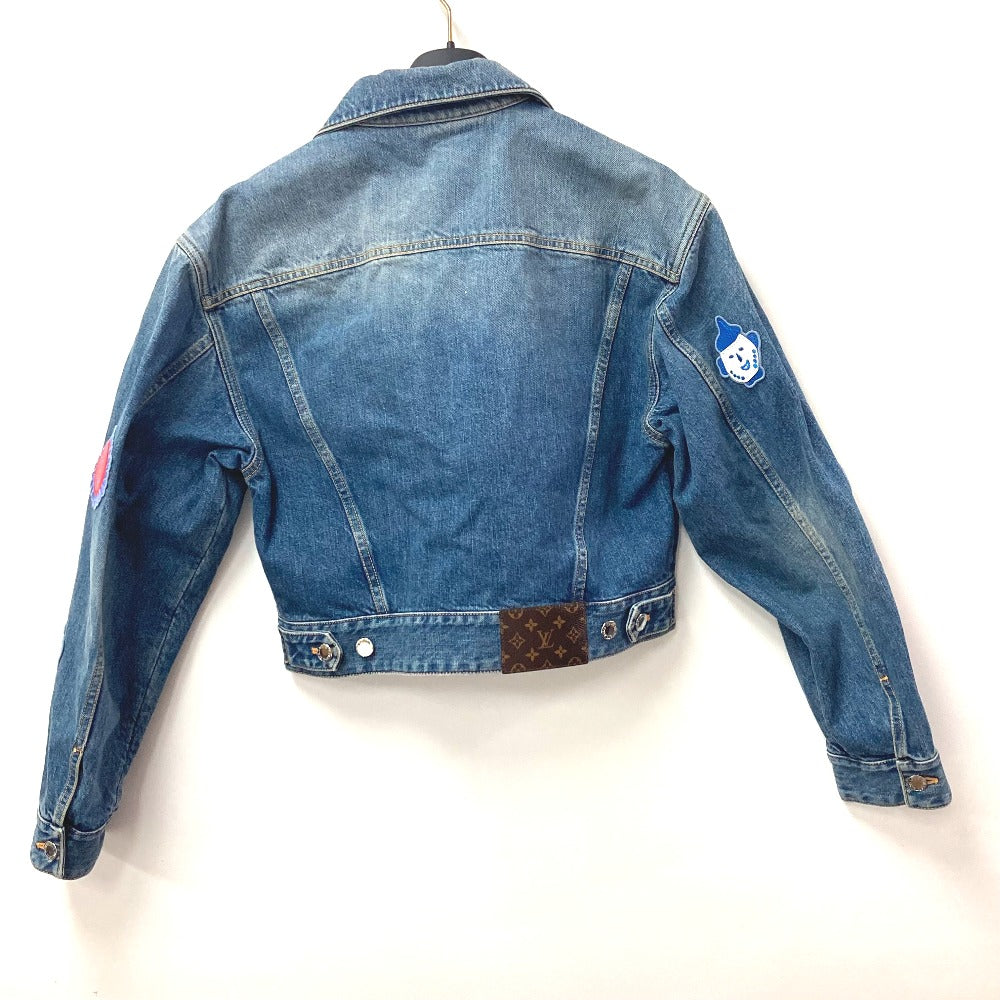Louis Vuitton Jacket Kusama Yayoi Collaboration Patch Cotton Blue Apparel
