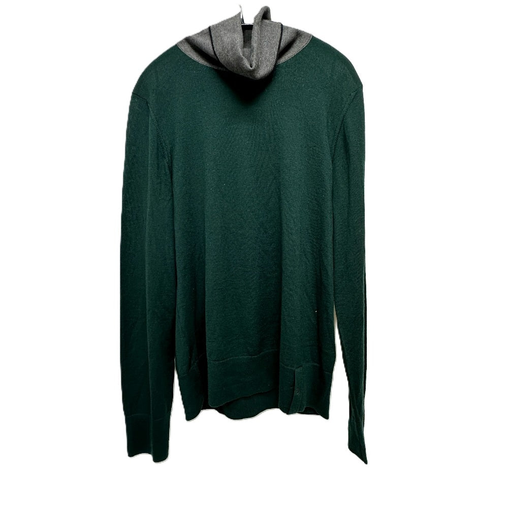 Louis Vuitton sweater High neck Bicolor S Wool Green Apparel