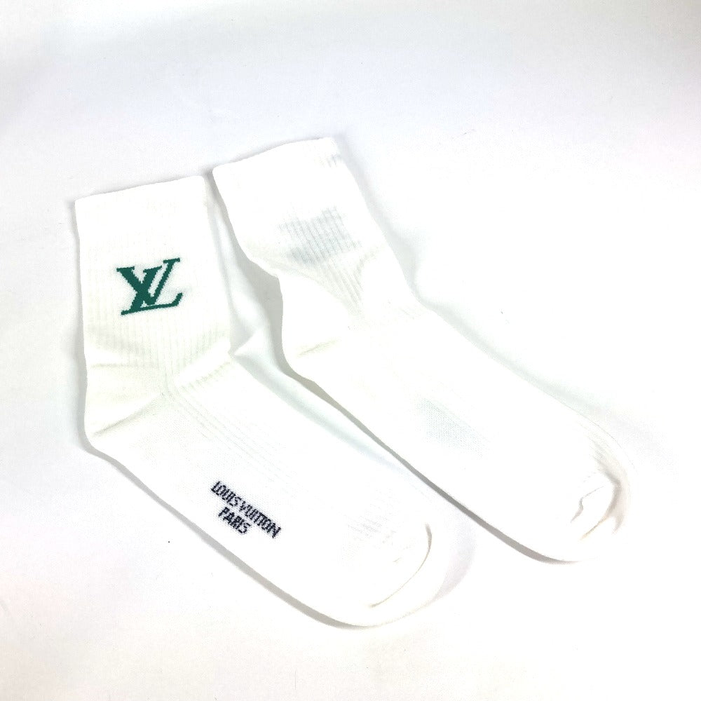 Louis Vuitton socks M7981L Socks Only L Nylon Cotton White Handbag