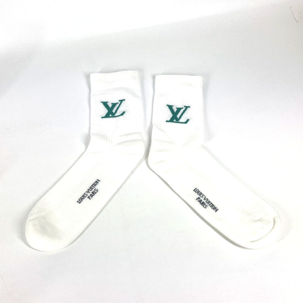 Louis Vuitton socks M7981L Socks Only L Nylon Cotton White Handbag