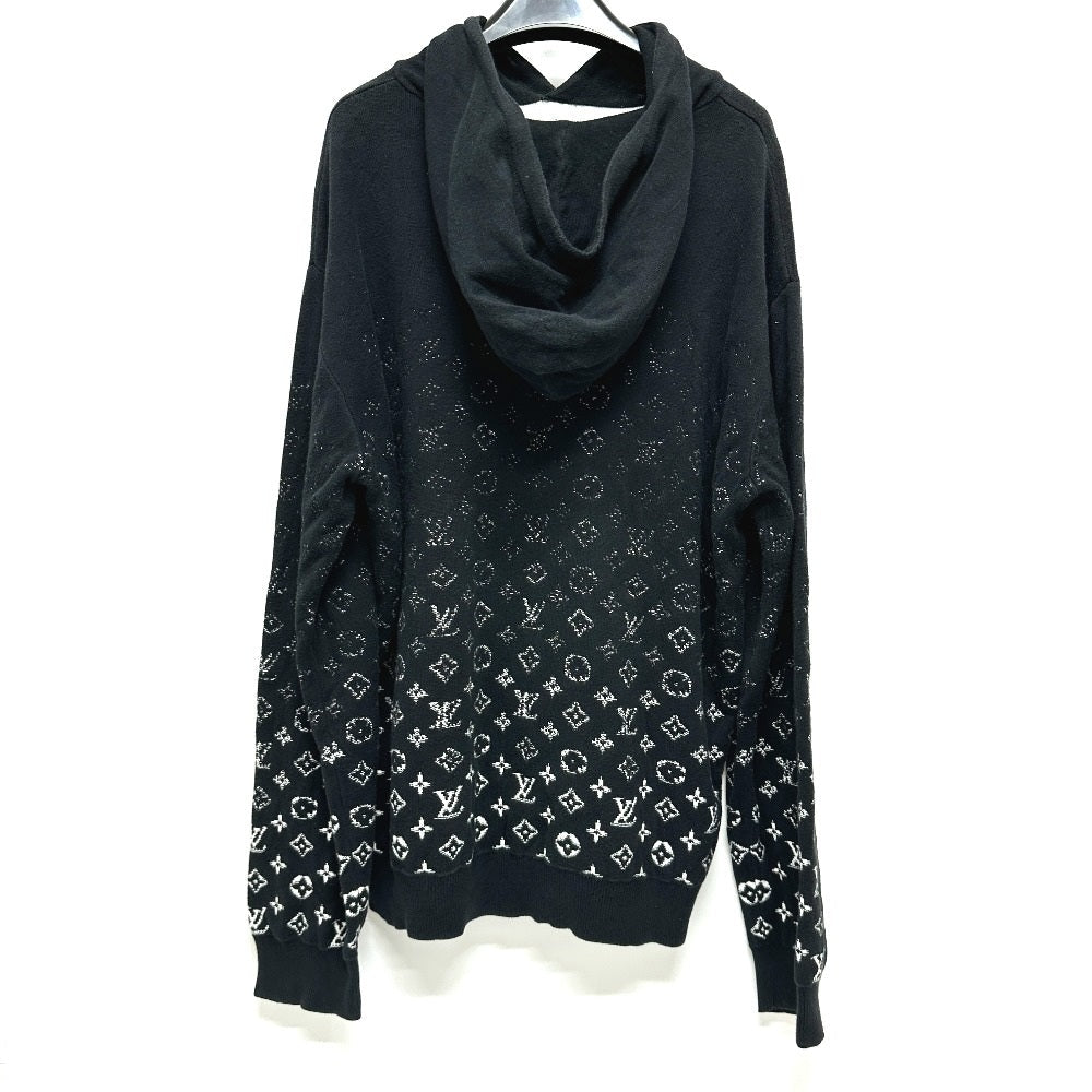 Louis Vuitton Hoodie RM222Q gradient L Cotton Black Apparel