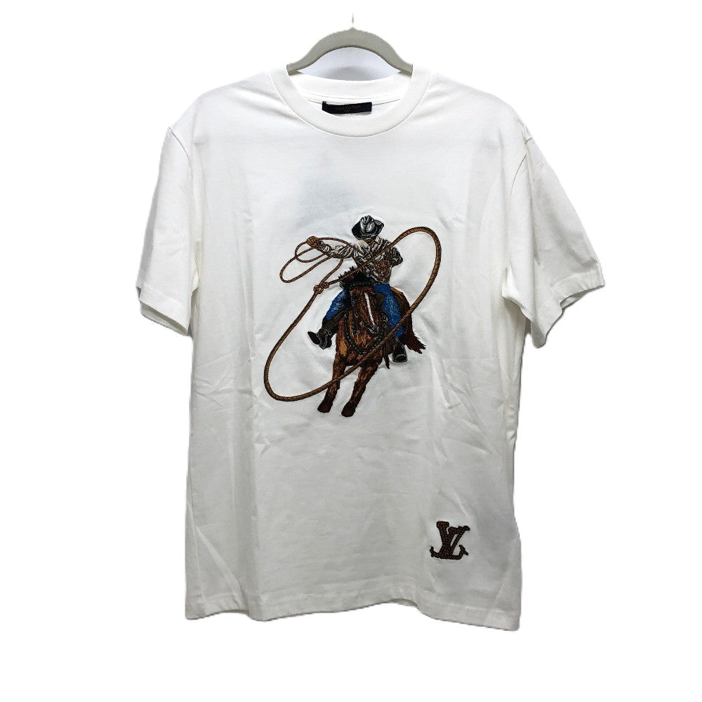 Louis Vuitton Short sleeve T-shirt 1AFXNM Graphic Cotton White Apparel